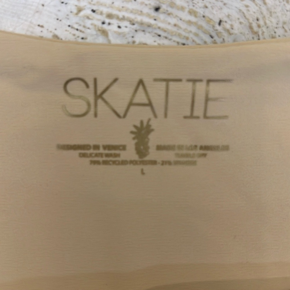SKATIE nude swim bottom - women’s size large neutral staple - Picture 6 of 7